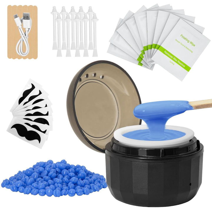 Nasenhaar Wachs, Mini Wax Nasenwachs-Set für Männer und Frauen tragbarer Nasenhaarentferner, Nase Wa