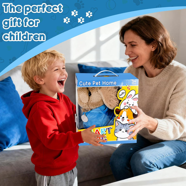 GuKKK Hund Spielzeug Kinder Mit Leine Der Läuft, und Bellt Spielzeug, Kinder Interaktives Spielzeug