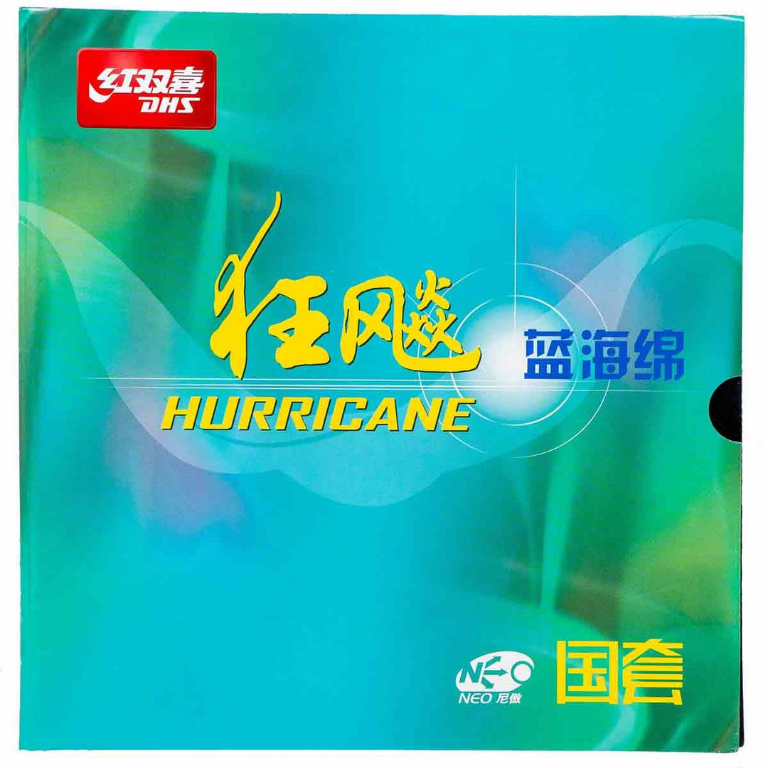 Generisch DHS Neo Hurricane 3 National 39° Orange Sponge Tischtennisbelag 2,1mm Rot, 2,1mm Rot