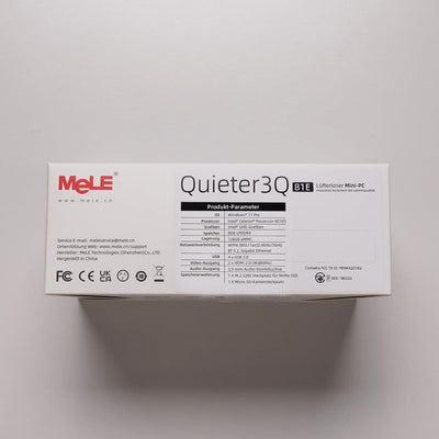 MeLE Mini PC, Quieter3Q Celeron N5105 8GB 128GB Windows 11 Pro Micro Computer Lüfterlose Kleine Desk
