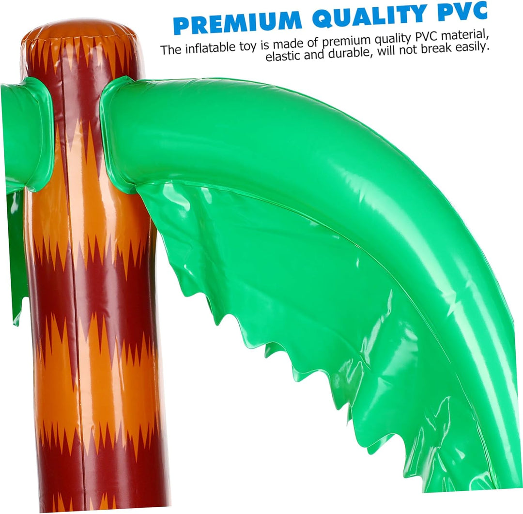 Toyvian Aufblasbare Palm Bäume Und Kokospalmen 2 Stück Sommerspielzeug Für Pool Und Strand Mit Spezi