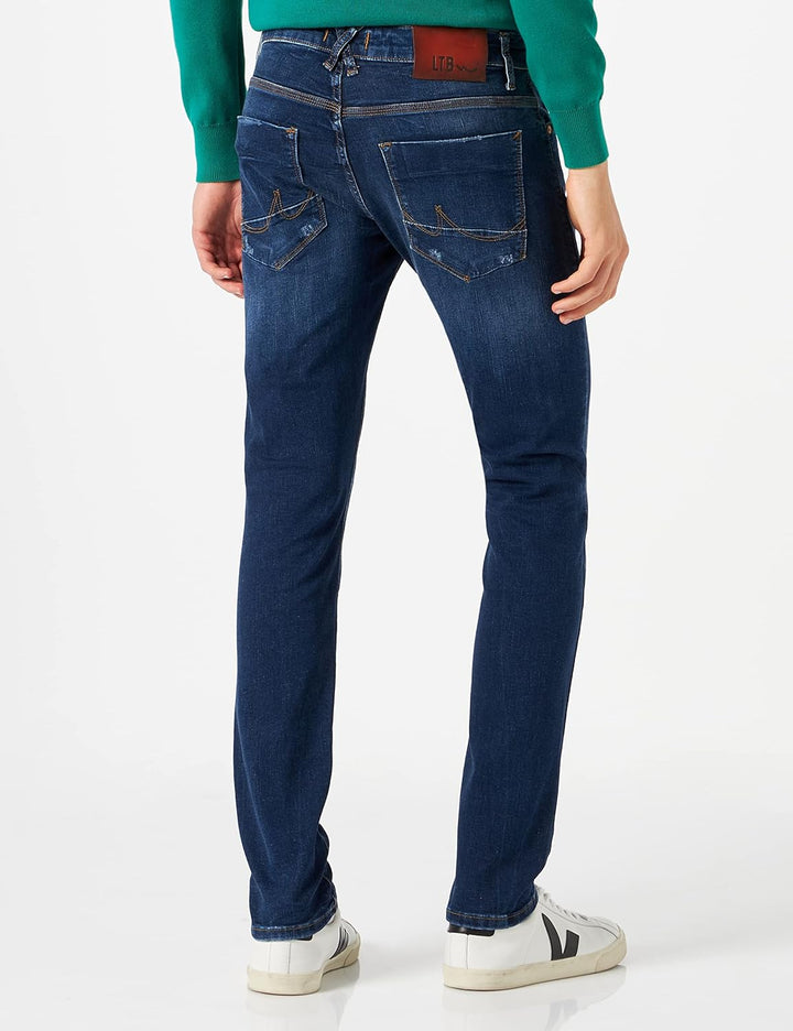 LTB Herren Jeans Joshua - Slim Fit - Blau - Calder Undamaged Wash W29-W40 32W / 34L Luan Wash 53946,