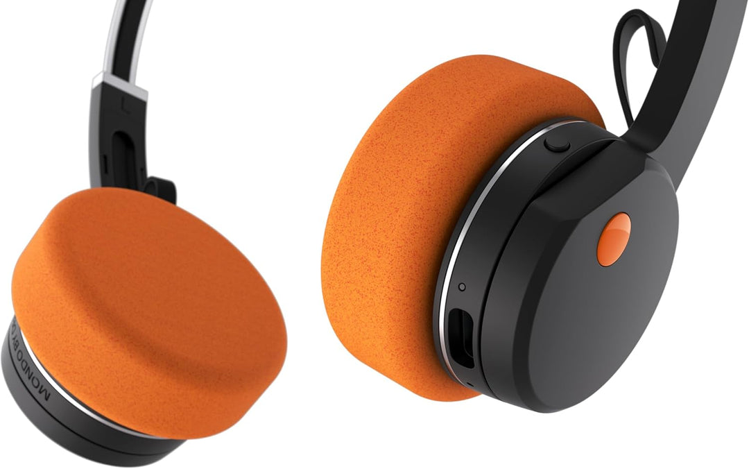 MONDO Freestyle On-Ear Bluetooth Headphones, Schwartz Black, Black