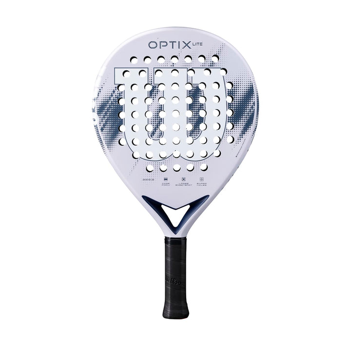 Wilson Optix V2 Lite Padel-Schläger, Anfängerfreundlicher Schläger, Mit Leichter Glasfaseroberfläche