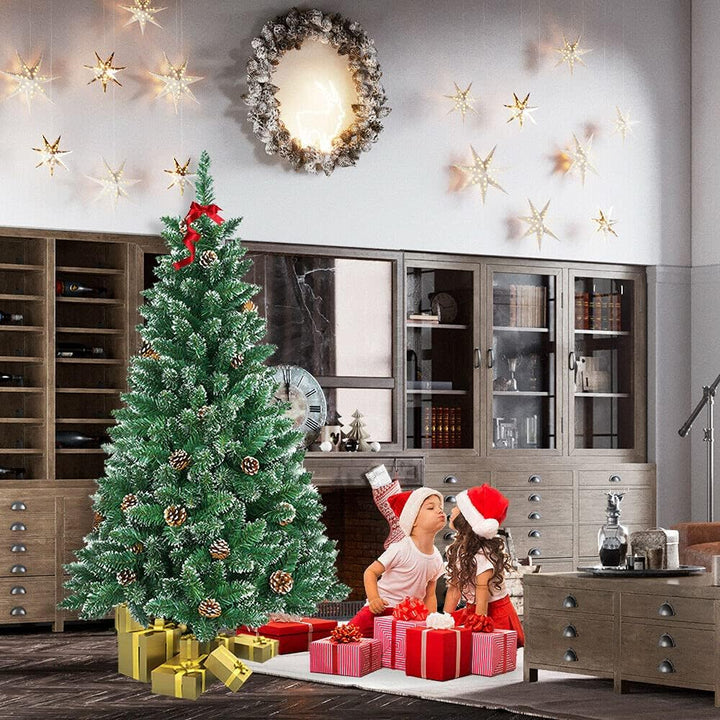 VA-Cerulean Weihnachtsbaum Künstlicher,schwer entflammbar,Schnellaufbau,Weihnachtsdeko,Unechter Tann