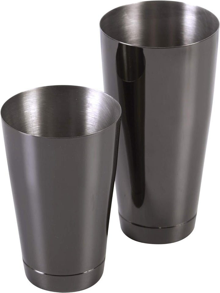 Boston Shaker Set Gunmetal Black Boston Shaker Edelstahl in 4 Farben erhältlich Set Tin in Tin mit B