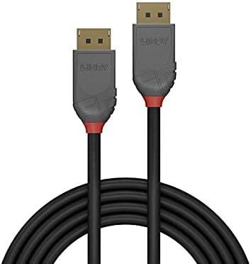 LINDY 36484 5m DisplayPort 1.4 Kabel, Anthra Line Single, Single