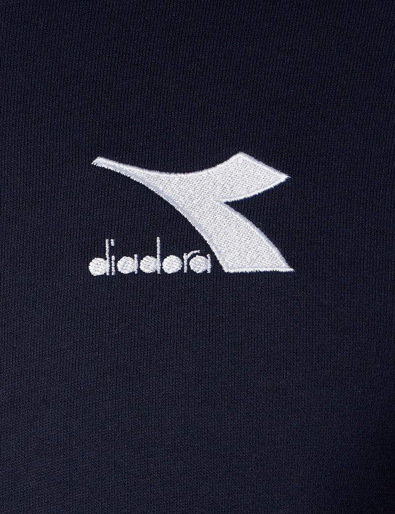 Diadora Herren Hoodie FZ CORE, Classic Navy, XXL