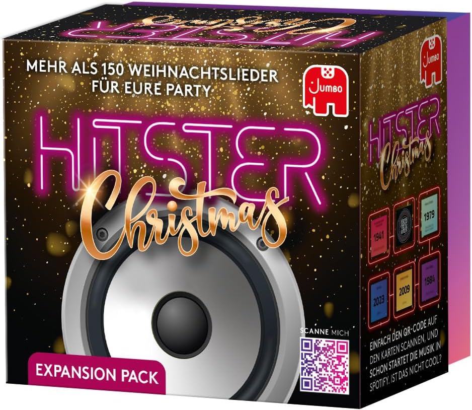 Hitster Christmas Erweiterungspack, EIN Party- und Kartenspiel für Erwachsene und Familien - 2 bis 1