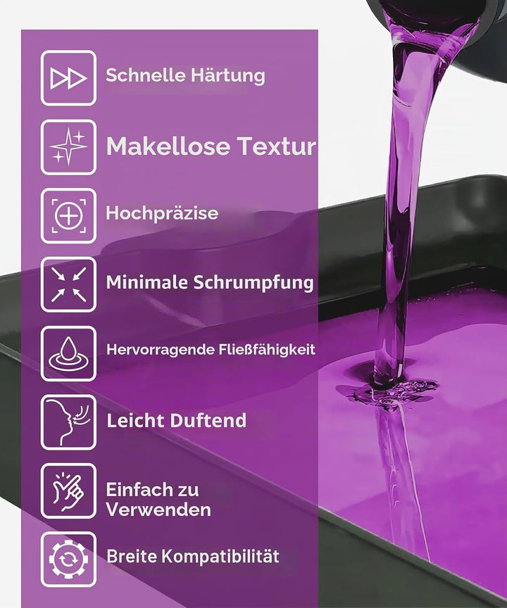 SuperCast 8K 3D Drucker Harz Wachsgefüllt für ultrafeine Filigranarbeiten, Schmuck und Metallguss, H