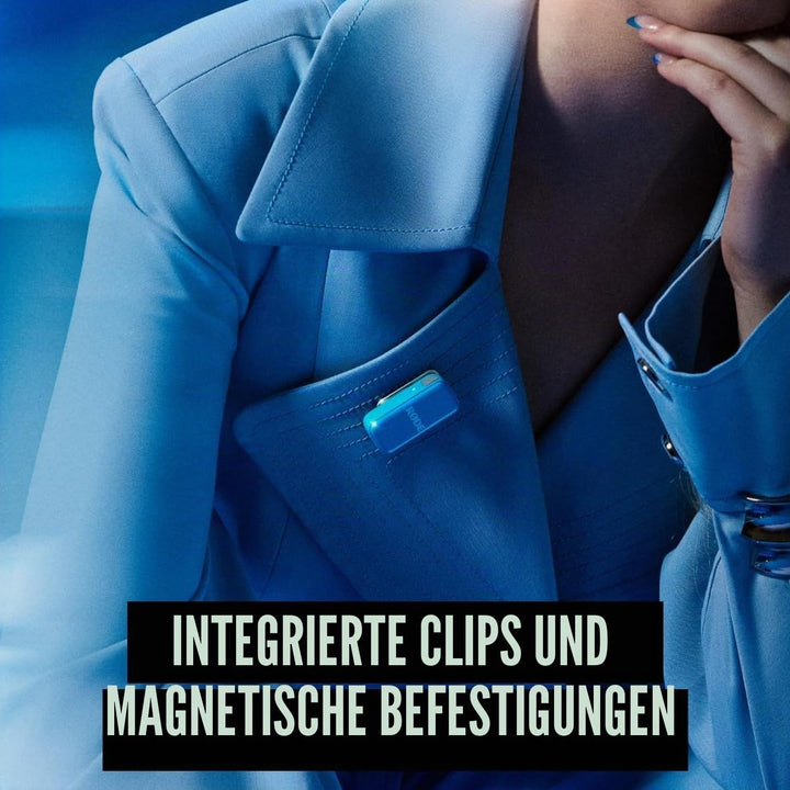 Rode Wireless Micro Drahtloses Mikrofon-System USB-C Blau mit Interview Micro Handadapter Blau und k