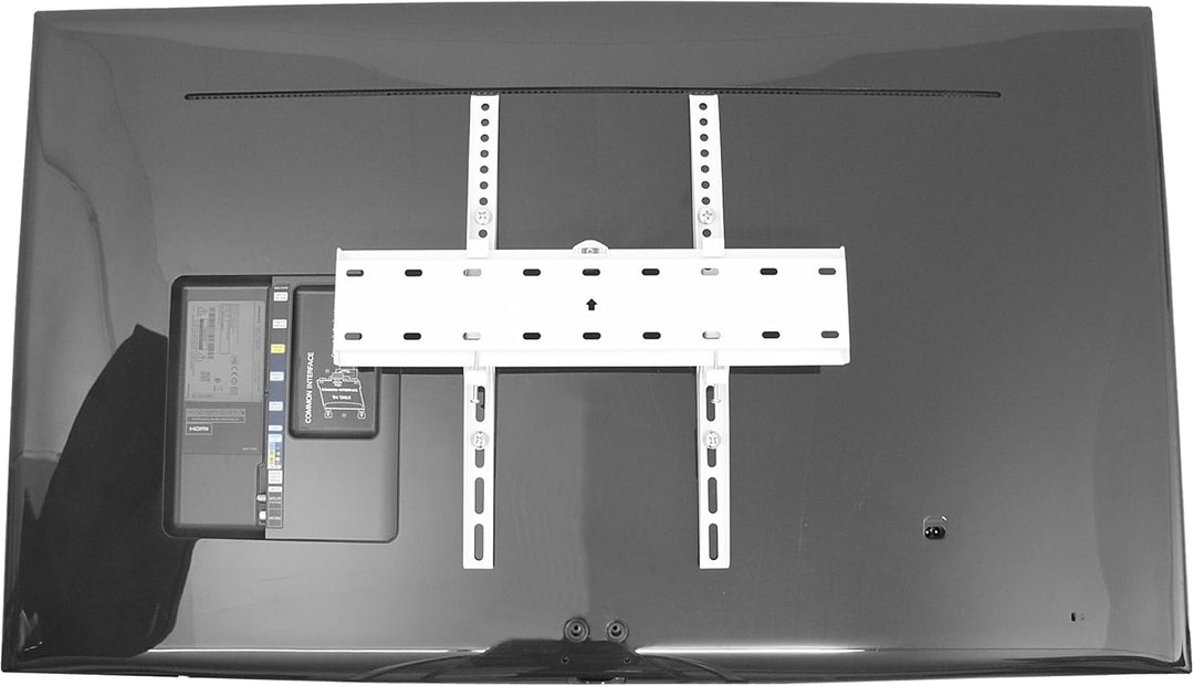HOCHWERTIGE TV Wandhalterung OLED/QLED/LED/LCD In Weiss 42-65 Zoll ✓ EXTREM Stabil ✓ Mit Fischer Zub