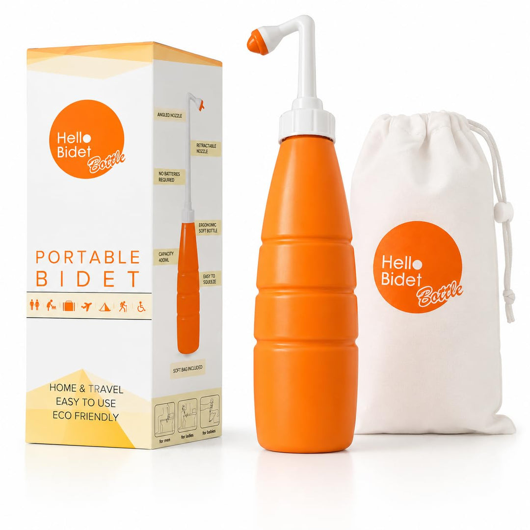 Hello Bidet Flasche für Intimpflege - Intimreinigung für Zuhause oder Unterwegs