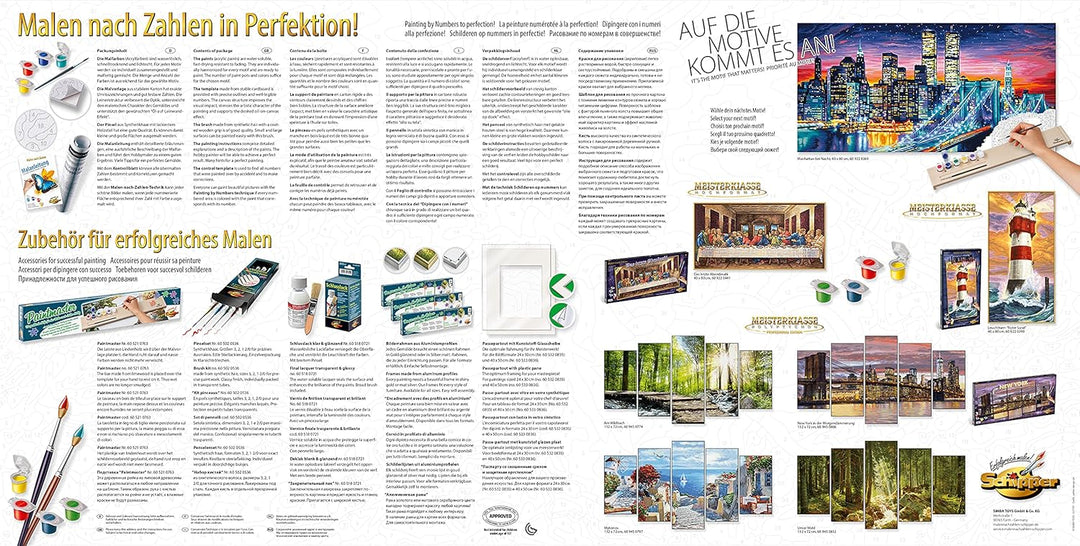 Schipper 609220399 Malen nach Zahlen - Leuchtturm Roter Sand - Bilder malen für Erwachsene, inklusiv