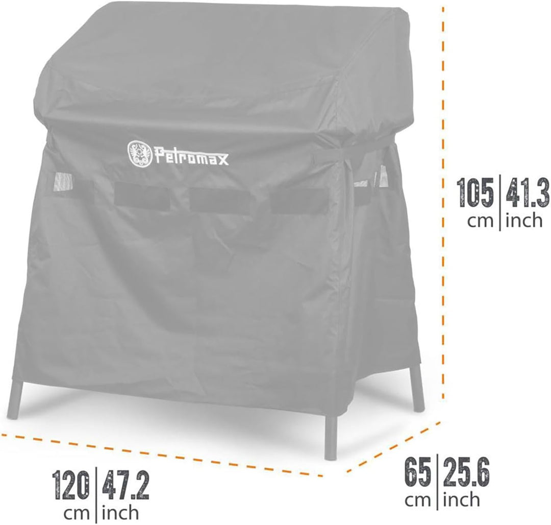 PETROMAX Abdeckhaube Gastisch ge90 & Feuertopf Tisch fe90