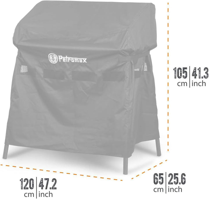 PETROMAX Abdeckhaube Gastisch ge90 & Feuertopf Tisch fe90