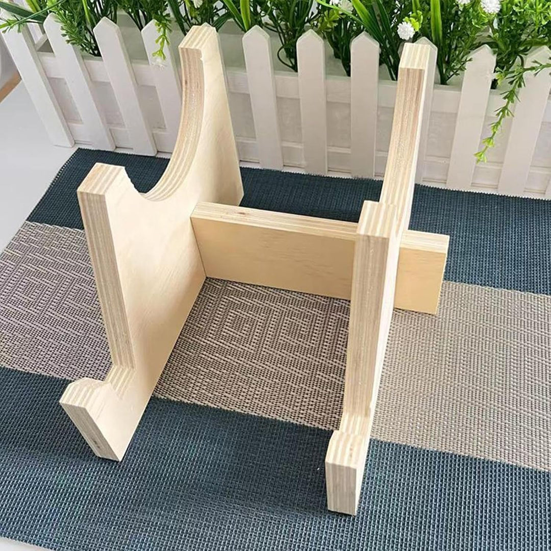 Balance Board Aufbewahrungsregal aus Holz, Rollbrettständer, Trainingsständer mit stabilem Holzrahme