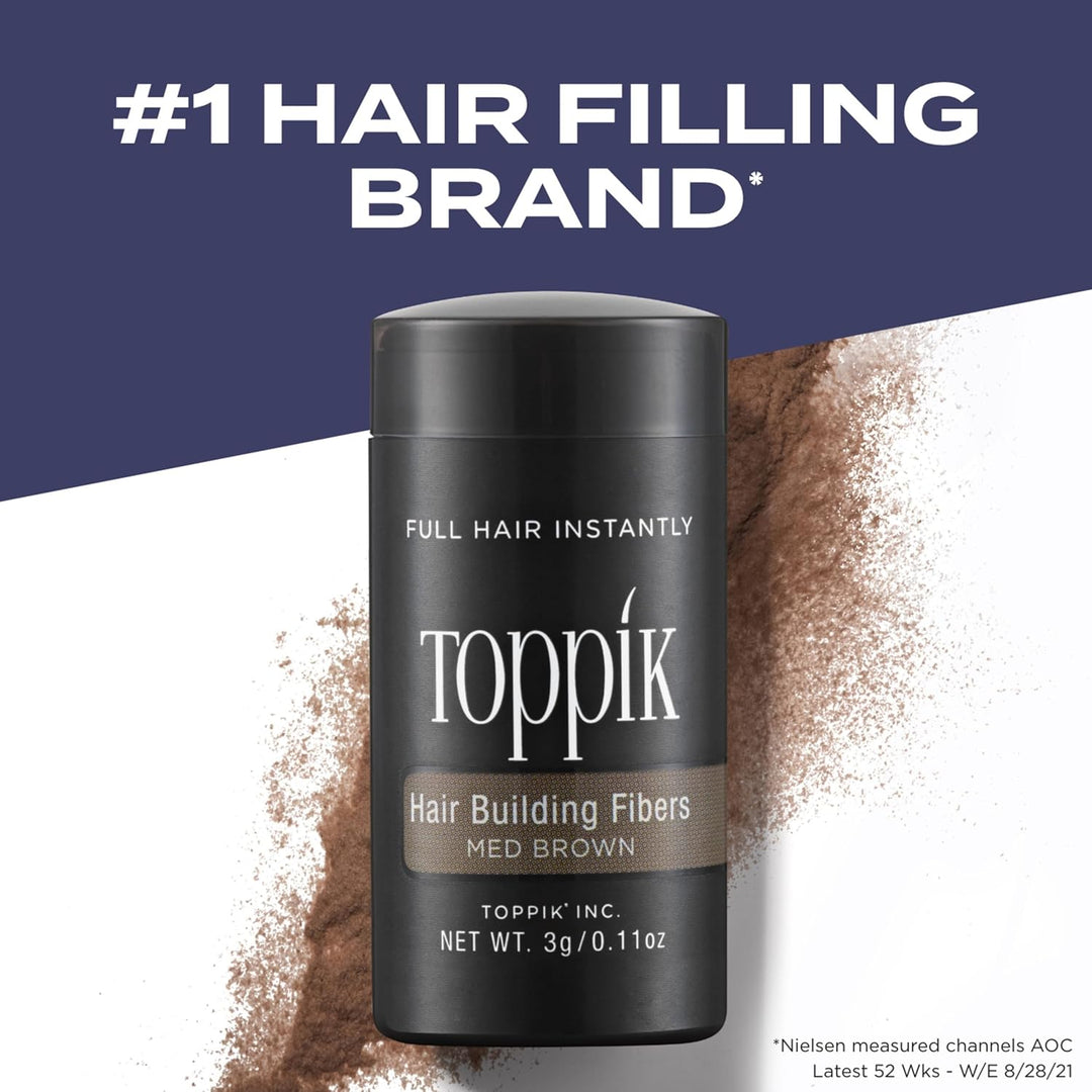Toppik Hair Building Fibers - Medium Brown (55g/1.94oz)