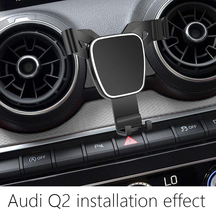 LUNQIN Kfz-Handyhalterung für Audi Q2 2018–2024, Autozubehör, Navigationshalterung, Innendekoration,