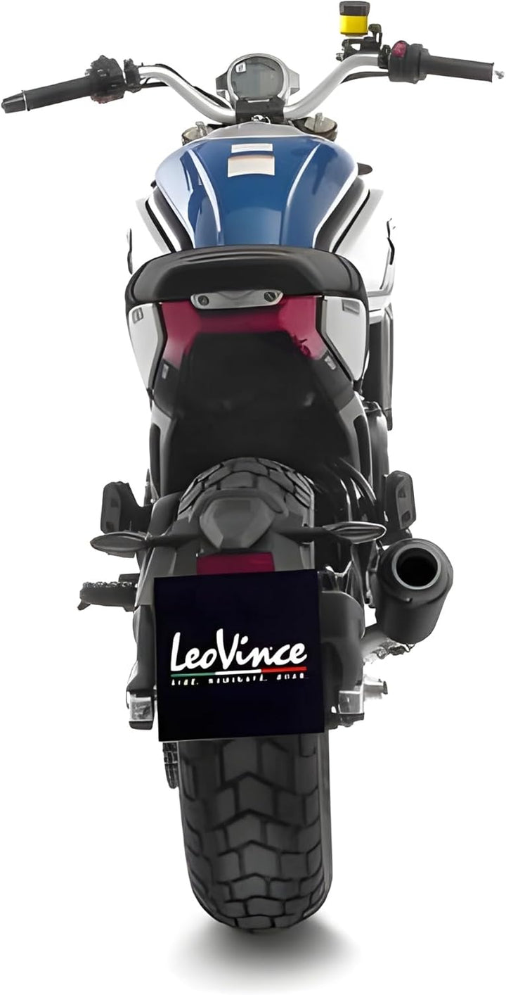 Endschalldämpfer LeoVince SLIP-ON SBK LV-10 FULL BLACK, Edelstahl schwarz, mit Zulassung für CF Moto