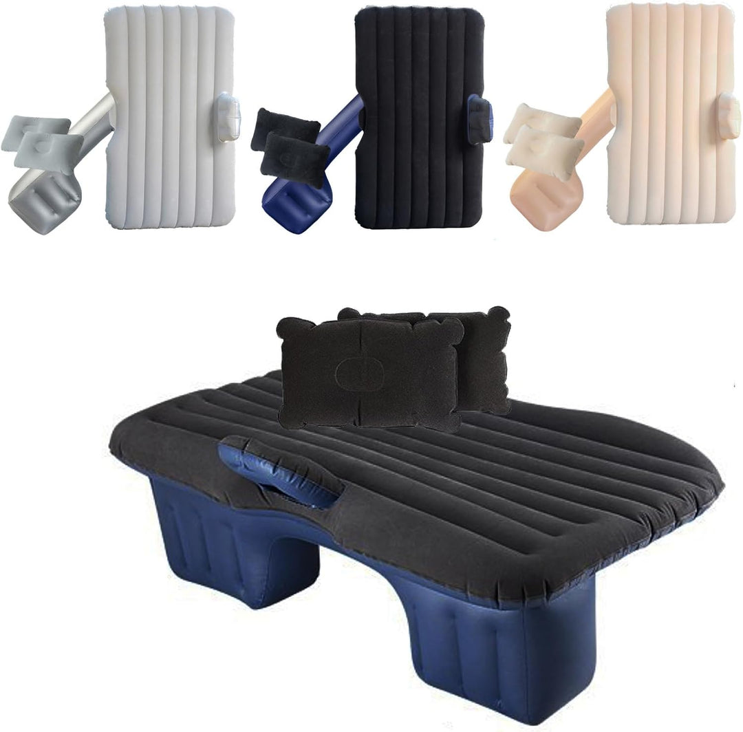 Auto Luftmatratze SUV Aufblasbare Matratze 138x85cm, Auto Matratze mit 2 Kissen, Beflocktes Luftbett