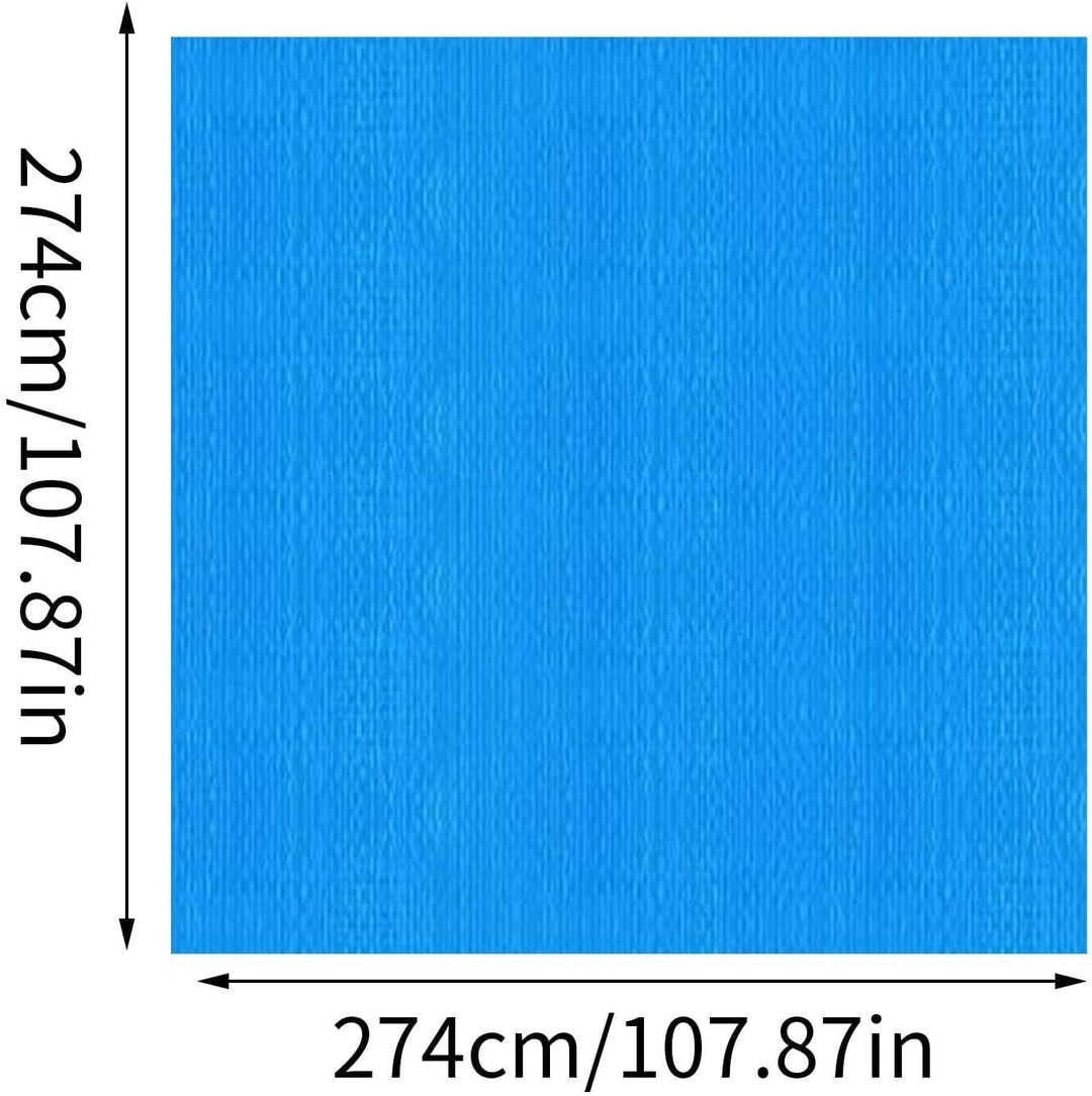 Boden-Pool-Pad, quadratische Boden-Schwimmmatte, robuste Pool-Auskleidung, für Terrassendielen, Gras