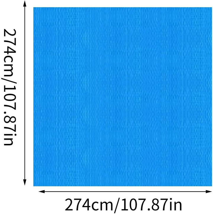 Boden-Pool-Pad, quadratische Boden-Schwimmmatte, robuste Pool-Auskleidung, für Terrassendielen, Gras