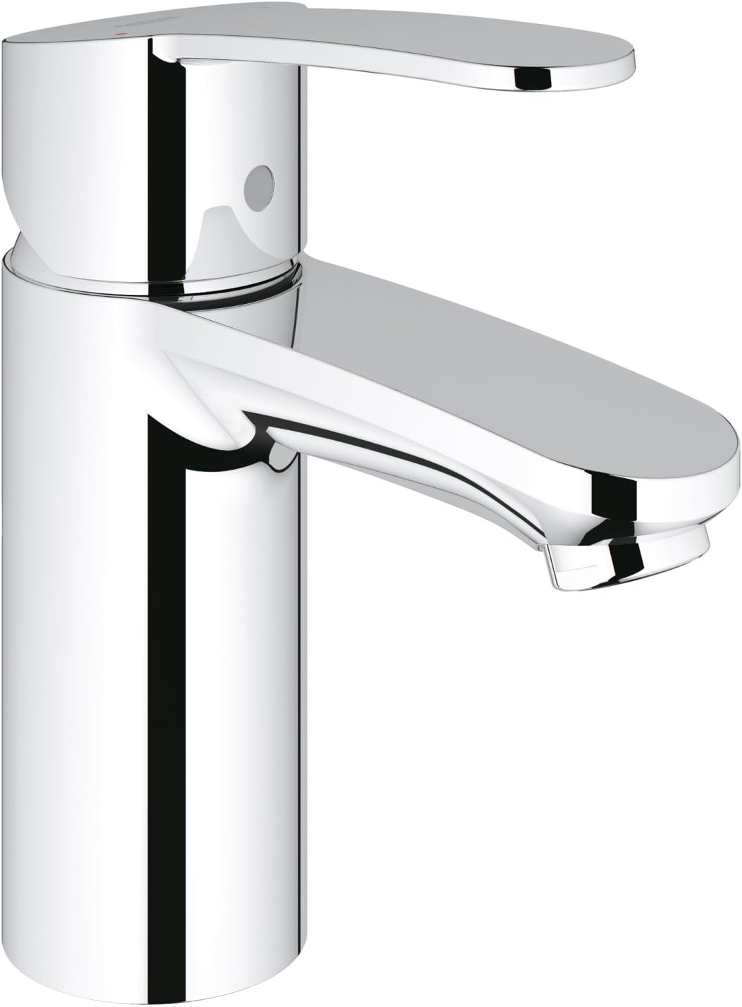 Grohe 3246820E Eurostyle Cosmopolitan, Badarmatur-Einhand-Waschtischbatterie, glatter Körper, EcoJoy