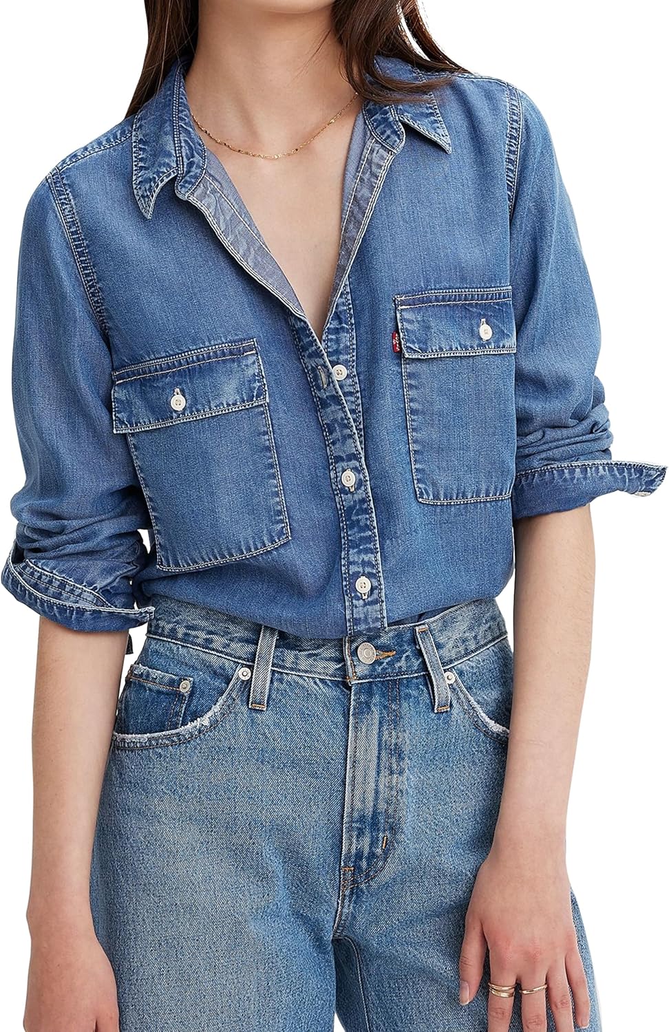 Levi's Damen Doreen Utility Hemd XXS In Patches 2, XXS In Patches 2