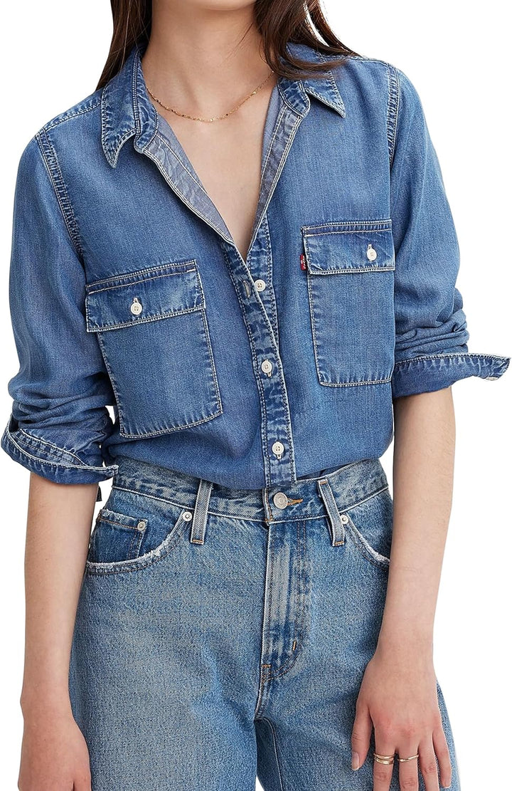 Levi's Damen Doreen Utility Hemd XXS In Patches 2, XXS In Patches 2