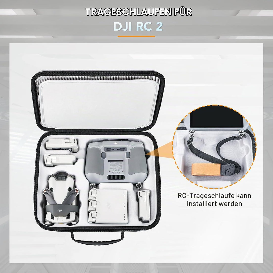 Lykus Spartan MM400 Tasche/Koffer/Case/Bag/Tragetasche für DJI Mini 4 Pro/Mini 3/Mini 3 Pro, Passend