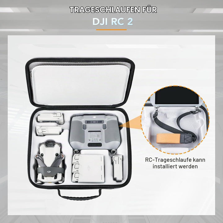 Lykus Spartan MM400 Tasche/Koffer/Case/Bag/Tragetasche für DJI Mini 4 Pro/Mini 3/Mini 3 Pro, Passend