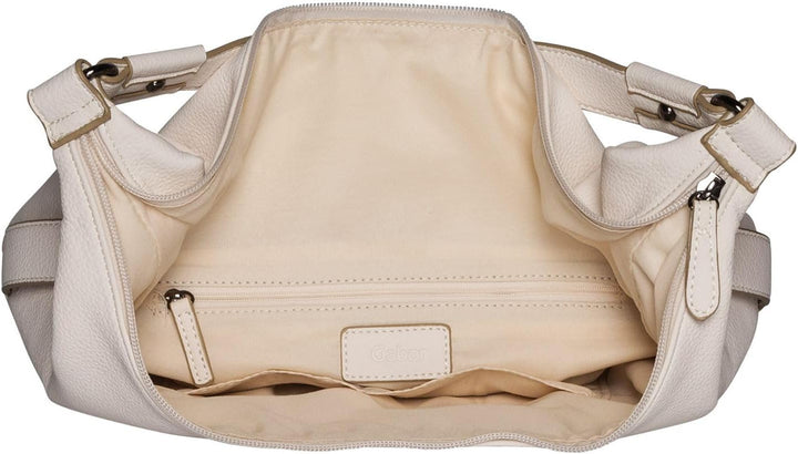 Gabor bags Malu Damen Hobo Bag Schultertasche 29 x 13 x 26 Off White, 29 x 13 x 26 Off White