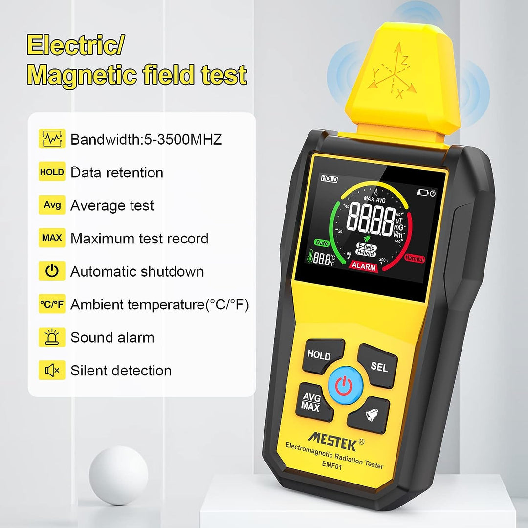 EMF-Messgeräte MESTEK Dosimeter Elektromagnetischer Strahlungsdetektor zur Messung von Radioaktivitä