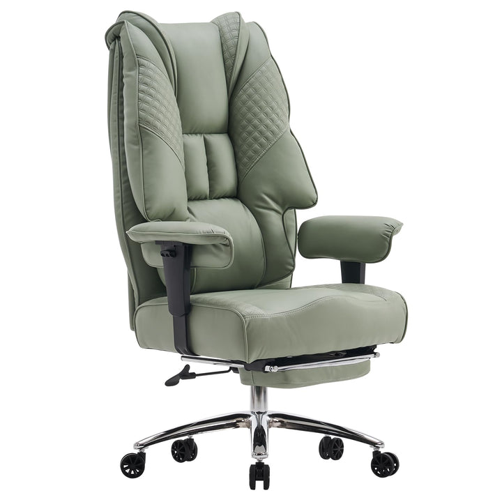 Chefsessel Ergonomisch 200kg - Schwerlast Bürostuhl, Taschenfederkern zur Rückenentlastung, Schreibt