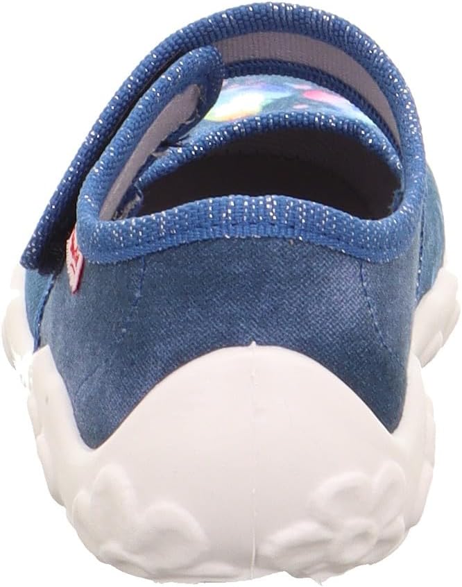 Superfit Mädchen Bonny Hausschuhe 23 EU Blau 8030, 23 EU Blau 8030
