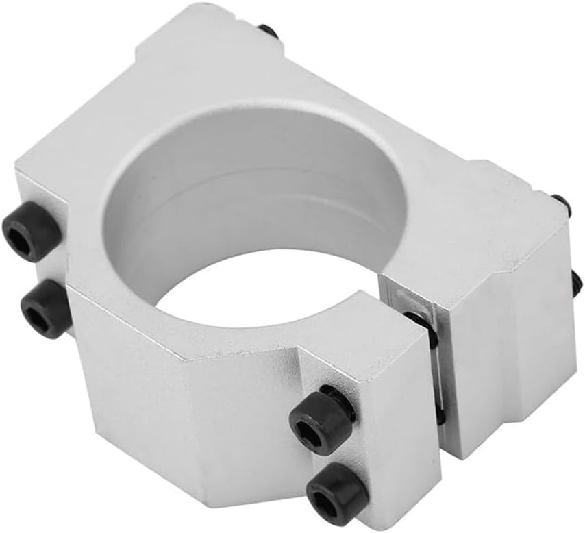 65 mm CNC Spindelmotorhalterung, Aluminiumlegierung CNC-Motorhalterung Spindelmotorhalterung mit Sch
