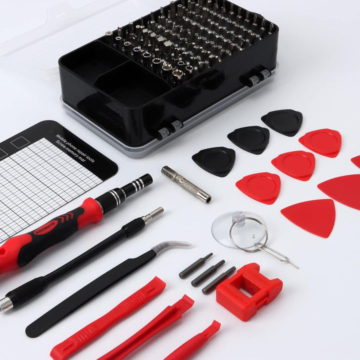 SHARDEN Feinmechaniker Schraubendreher Set, 122 in 1 Mini Präzisions Werkzeug Kit mit Torx T2 T5 T6