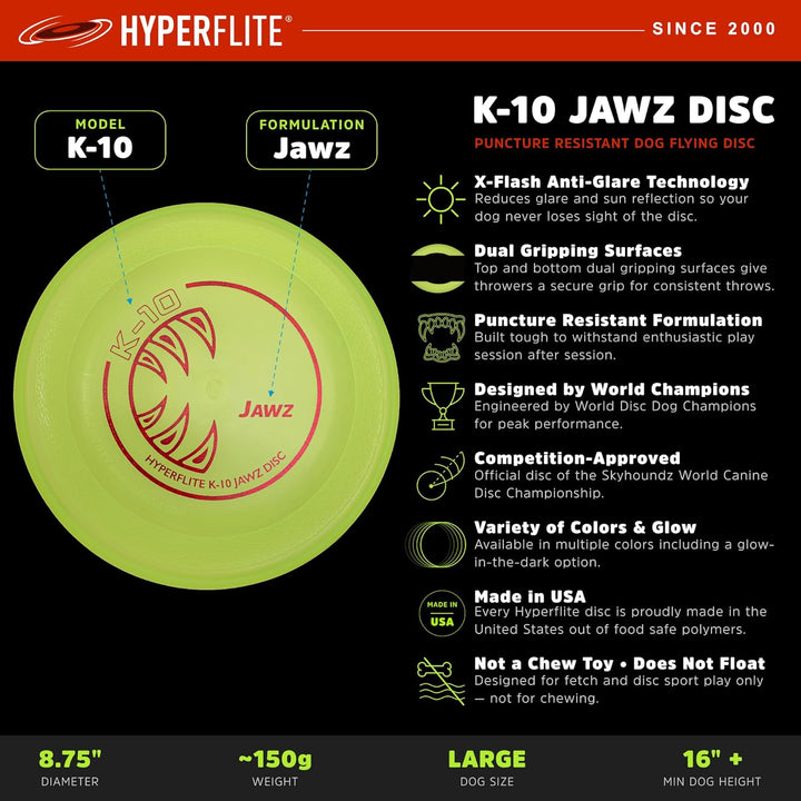 Hyperflite Bissfeste Jawz Disc, 8–3/4-Zoll, Blueberry blueberry 1 Packung, blueberry 1 Packung