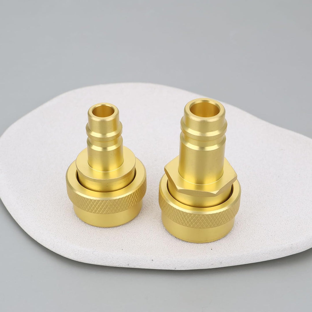 Adapter R1234yf auf R134a Einstellbarer Hoch- Und Niederdruckanschluss für AC-Kältemittel