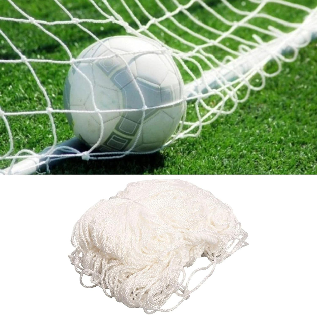Fussballnetz, 3x2 m/9,8x6,6 ft Tornetz Professionell Fussballtor Netz 3 Stränge Eng Gewebt Polypropy