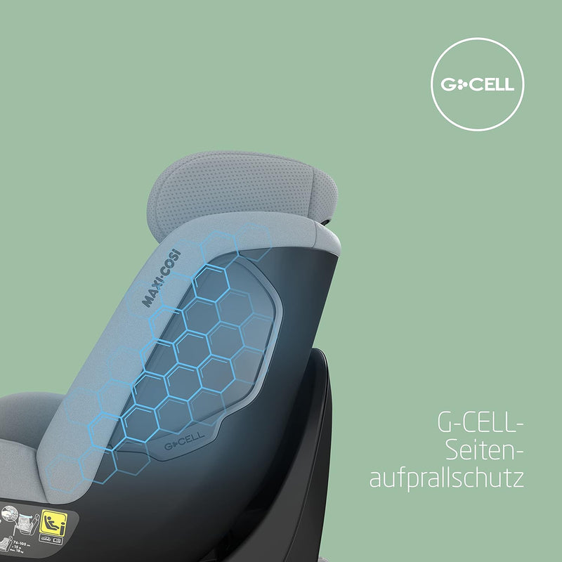 Maxi-Cosi Mica Eco i-Size, Autositz 360 Grad drehbar, 3 M–4 J (61–105 cm), i-Size Baby Autositz, 5 L
