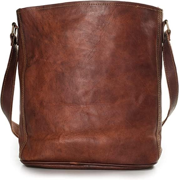 Leabags Leder Handtasche Damen I Premium Echtleder Umhängetasche I Damen Schultertasche I Damentasch