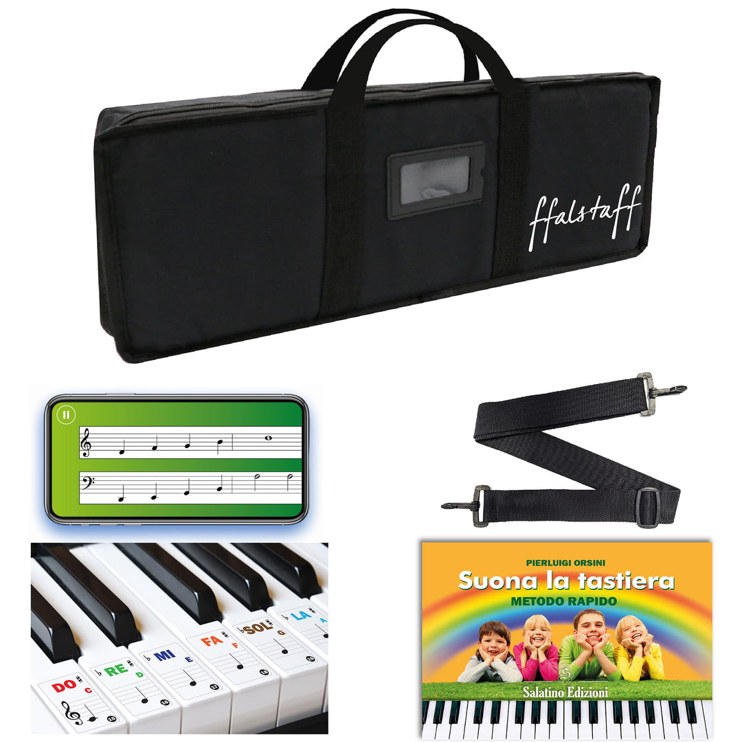 ffalstaff Tastaturtasche 48 x 21 x 06 cm für Tastatur - Mini Synth - Controller | Hochwertige Verarb