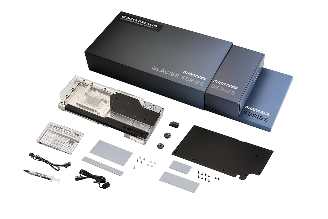 PHANTEKS RTX 4080/90 Wasserblock inkl. Backplate für Asus, D-RGB - schwarz, Schwarz