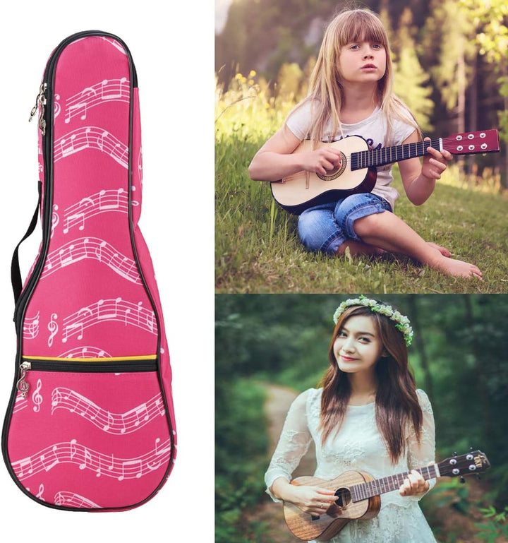 21in Ukulele-Tasche, wasserdicht, Oxford-Noten-Tasche, Schulter-Rucksack, verstellbare Riemen mit Uk