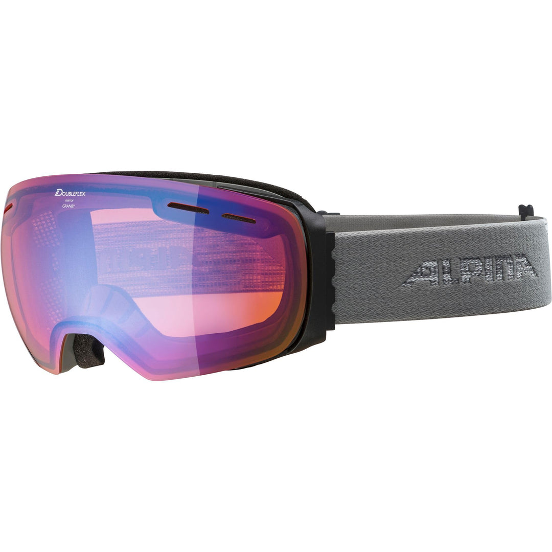 ALPINA Unisex Skibrille Skibrille (1er Pack) Einheitsgrösse Grau, Einheitsgrösse Grau
