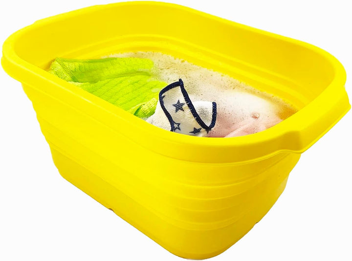 SAMMART 13L zusammenklappbare Wanne – tragbarer Picknickkorb für den Aussenbereich – platzsparender
