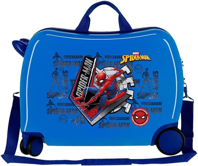 Marvel Great Power Kinderkoffer, 50 x 38 x 20 cm Kinderkoffer Blau, Kinderkoffer Blau