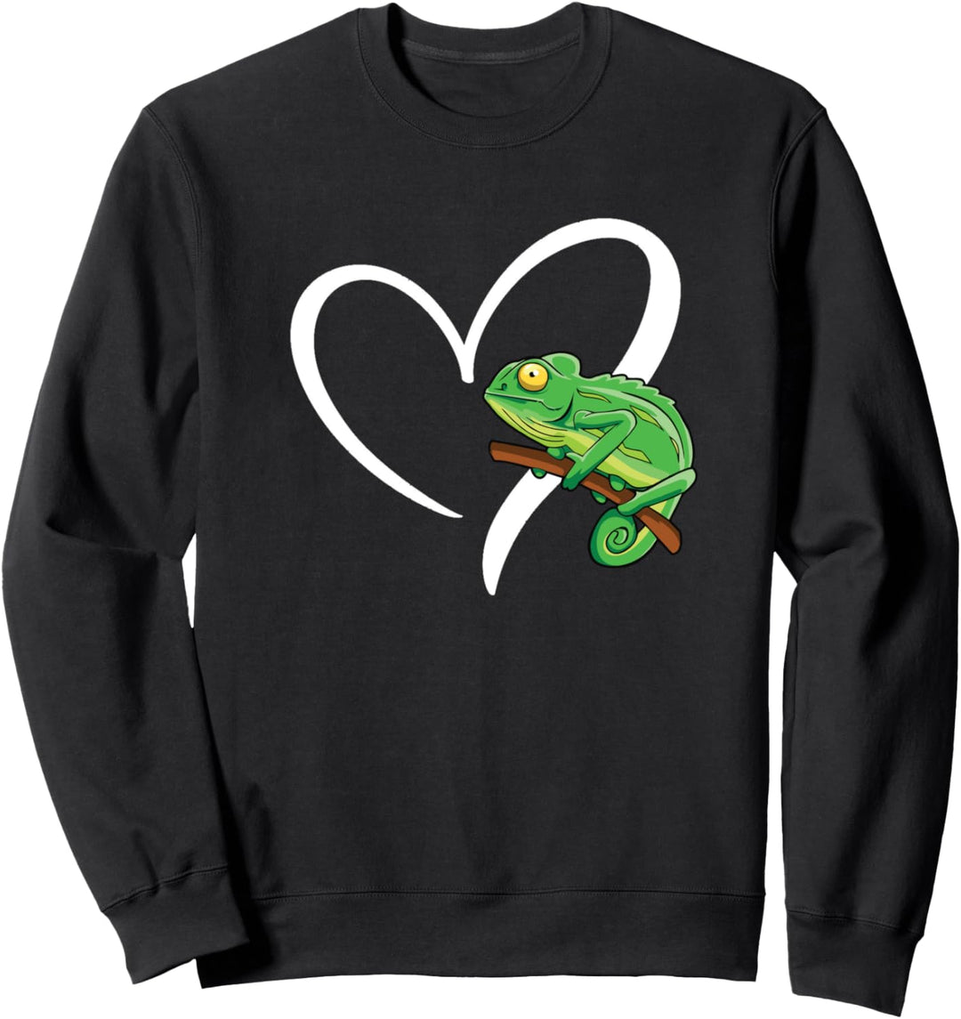 Heart Love Chameleon Sweatshirt